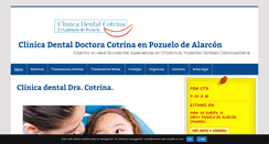 Desktop Screenshot of clinicadentaldoctoracotrina.com